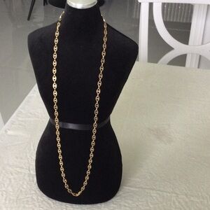 Woman’s Gold color Necklace can go with just about any outfit. #43